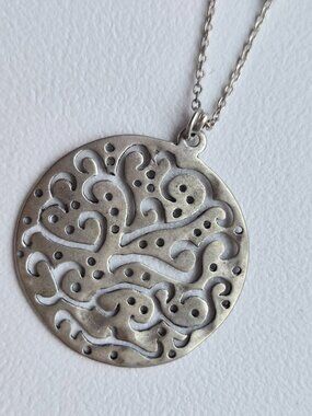 SILPADA Cut Above 925 Filigree Pendant & Chain
